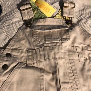 Overall infant boys new size 6-9 months cotton Gymboree height 25-27”-